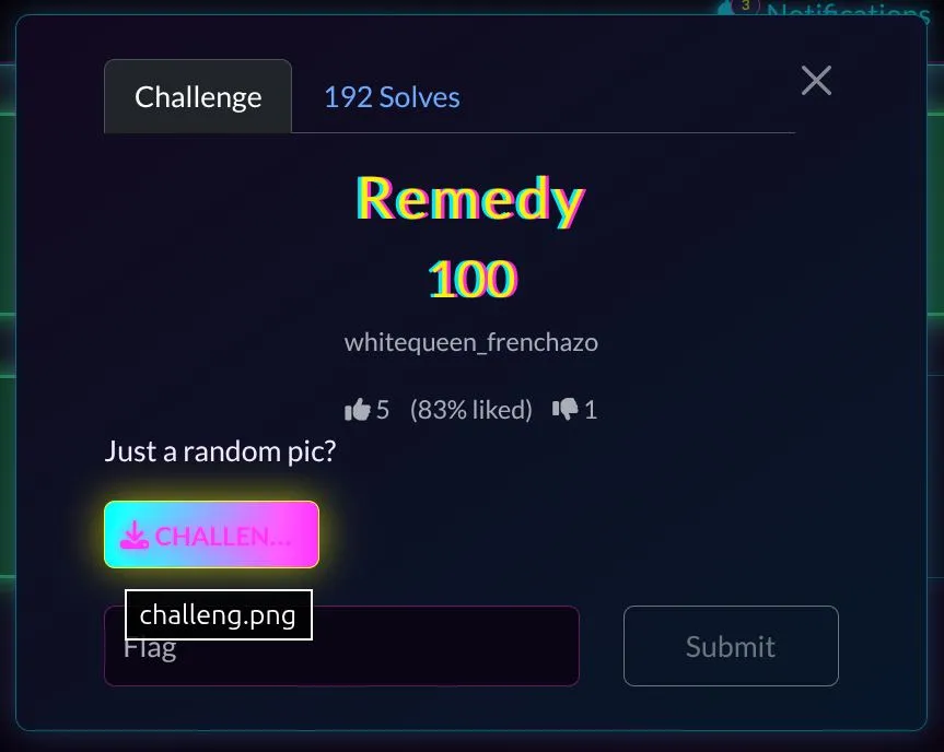 Challenge description for Remedy