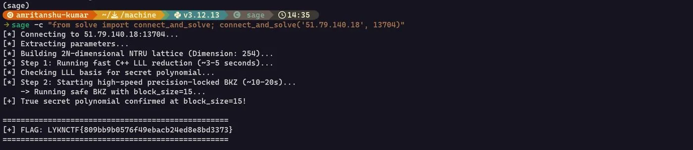 Running the solver against the live server